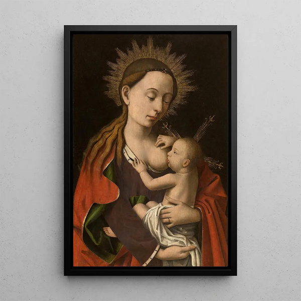 Madonna - Petrus Christus — framed artwork on a wall