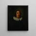 Portrait of an Unknown Man - Petrus Schotanus Sterringa — framed artwork on a wall