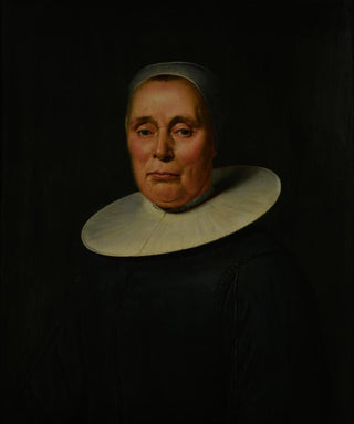 Petrus Schotanus Sterringa - Portrait of an unknown woman.webp
