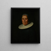 Portrait of an Unknown Woman - Petrus Schotanus Sterringa — framed artwork on a wall