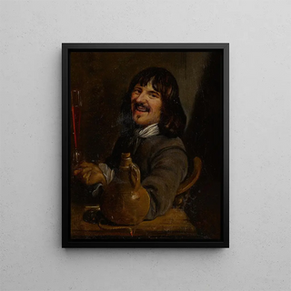 Petrus Staverenus - A man smoking.webp