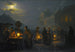 A Market at Twilight - Petrus van Schendel — artwork view