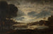 Landscape by moonlight - Petrus van Schendel — artwork view