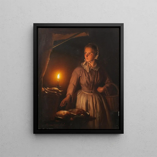 Petrus van Schendel - The night stall.webp