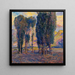 Poplars - August Roth — framed artwork on a wall