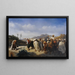 The Moorish procession near Tangier - Pharamond Blanchard — framed artwork on a wall