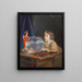 John de László painting and a goldfish bowl - Philip Alexius de László — framed artwork on a wall
