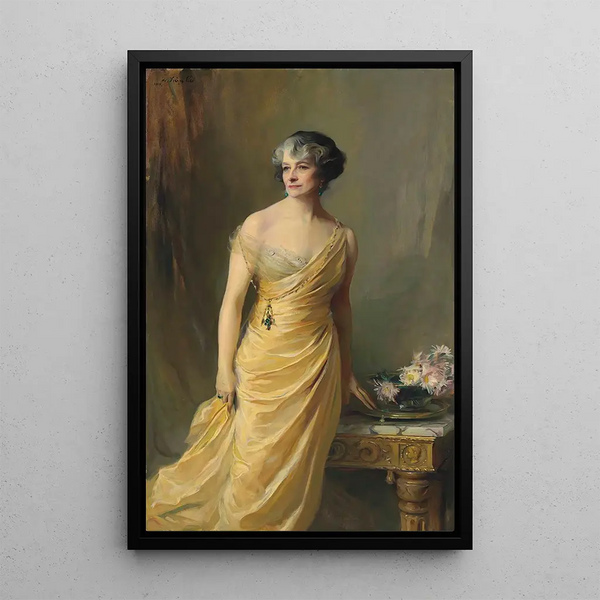 Lady Ludlow née Alice Sedgwick Mankiewicz - Philip Alexius de László — framed artwork on a wall