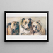 Les Trois Grâces - Philip Eustace Stretton — framed artwork on a wall