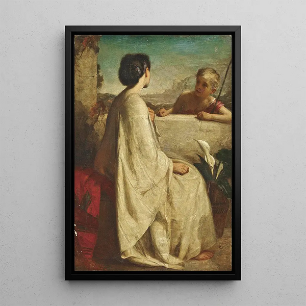 Mariana - Philip Hermogenes Calderon — framed artwork on a wall