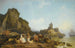 a maritime port in the Levant, morning - Philip James de Loutherbourg — artwork view