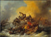 Battle at Sea between Soldiers and Eastern Pirates - Philip James de Loutherbourg — artwork view