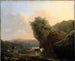 Landscape Painting with Livestock - Philip James de Loutherbourg — artwork view
