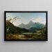 Snowdon depuis Capel Curig - Philip James de Loutherbourg — framed artwork on a wall