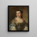 Portrait of Marie-Thérèse Borrekens - Philip Joseph Tassaert — framed artwork on a wall