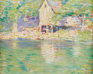 Scene of river at Giverny - Philip Leslie Hale — artwork view