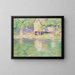 Scene of river at Giverny - Philip Leslie Hale — framed artwork on a wall
