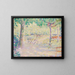 Sunny Terrace in Giverny - Philip Leslie Hale — framed artwork on a wall