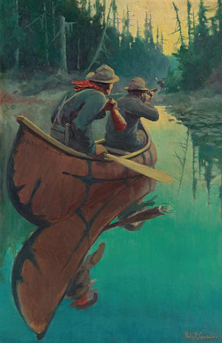 Philip R Goodwin - Hunters In A Canoe.webp