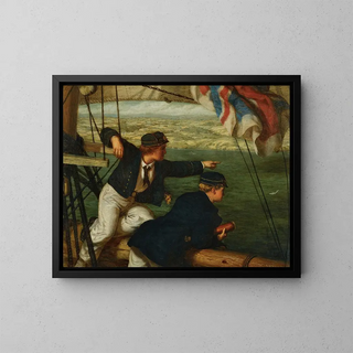 Earth in view - Philip Richard Morris — framed artwork on a wall