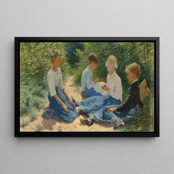 Bavards - Philip Wilson Steer — framed artwork on a wall