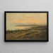 Figures sur une plage au coucher du soleil - Philip Wilson Steer — framed artwork on a wall
