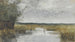 Prairie with ditch in the middle - Philip Zilcken — artwork view