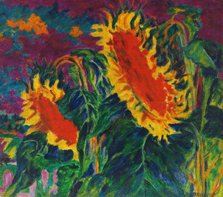 Two Sunflowers - Philipp Bauknecht — artwork view