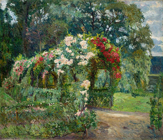 Rosenlaube dans le jardin de Richter - Philipp Franck — artwork view
