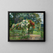 Rosenlaube dans le jardin de Richter - Philipp Franck — framed artwork on a wall