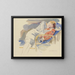 Woman Sleeping - Philipp Franck — framed artwork on a wall