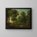 Dégagement au bord d'une forêt - Philipp Hieronymus Brinckmann — framed artwork on a wall