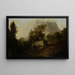 Mountain landscape in Switzerland - Philipp Hieronymus Brinckmann — framed artwork on a wall