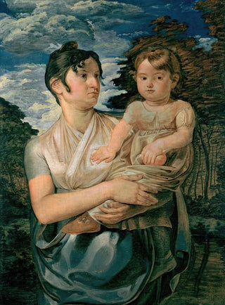 Philipp Otto Runge - Pauline Runge with her twoyearoldson.webp