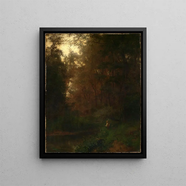 The Fisherman - Philipp Röth — framed artwork on a wall