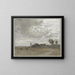 Woman with goats near a stream - Philipp Röth — framed artwork on a wall