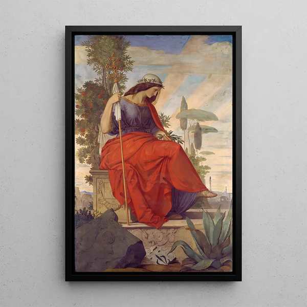 Italy Painting - Philipp Veit — framed artwork on a wall