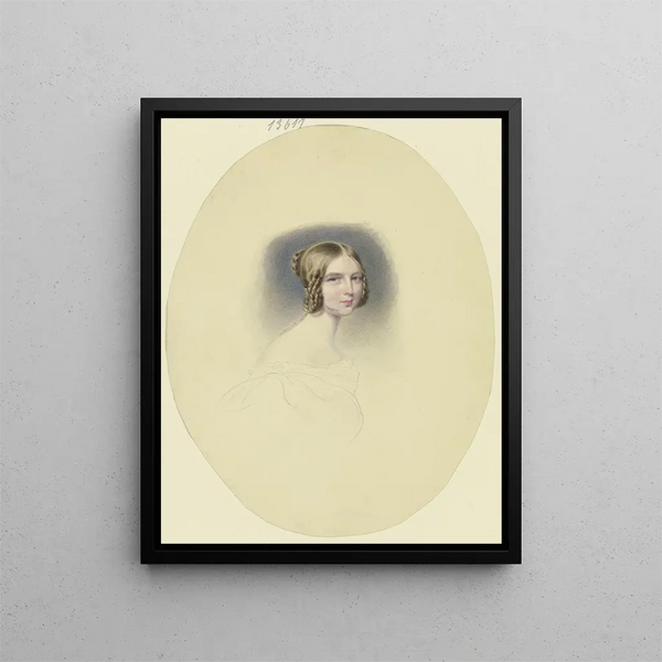 Marie de Bernus - Philipp Veit — framed artwork on a wall