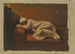 a Sleeping Woman on a Red Sofa - Philipp Winterwerb — artwork view