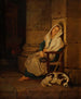 Italian Sleeping Madonna Painting in a Roman Church - Philipp von Foltz — artwork view