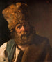 Portrait painting of Charles Jacques upon his return from military service - Philippe - Auguste Jeanron — artwork view