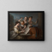 The Sense of Sight - Philippe Mercier — framed artwork on a wall