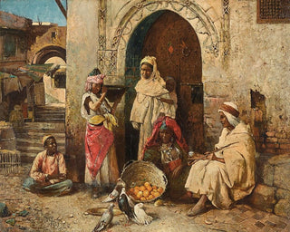 The Orange Seller - Philippe Pavy — artwork view