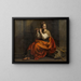 La muse Euterpe - Philippe Quantin — framed artwork on a wall