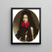 Portrait known as the son of Louis XIV - Philippe Vignon — framed artwork on a wall
