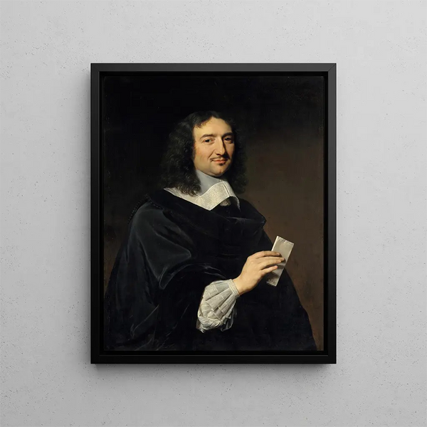 Jean-Baptiste Colbert 1619-1683 - Philippe de Champaigne — framed artwork on a wall