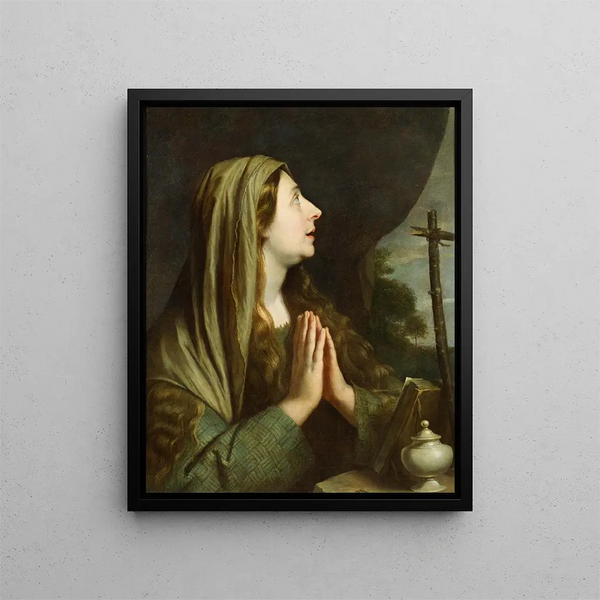 Marie-Madeleine - Philippe de Champaigne — framed artwork on a wall