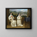 Portrait of Mother Agnes and Sister Angelique from Port-Royal-des-Champs Abbey - Philippe de Champaigne — framed artwork on a wall