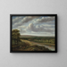 A vast wooded landscape - Philips Koninck — framed artwork on a wall