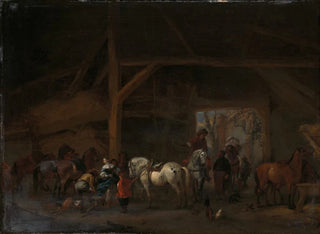 A Stable - Philips Wouwerman — artwork view